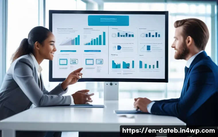 데이터 공유 생태계의 실행 계획 수립 - A professional business meeting scene in a modern office environment, featuring diverse executives c...